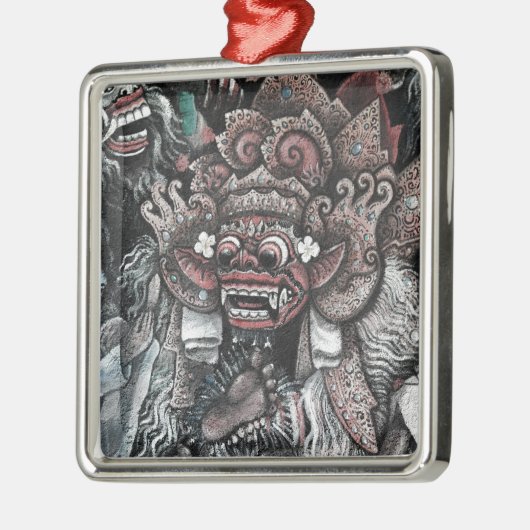 Barong en Rangda Bali Metalen Ornament (Links)