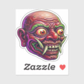 Barong Koning van Geesten Sticker - Verdrijf het K (Vel)