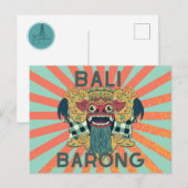 Barong Legacy:  Bali Briefkaart (Voorkant / Achterkant)