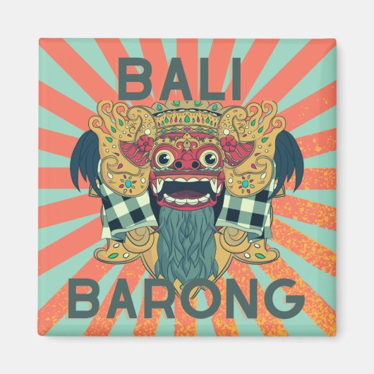 Barong Legacy:  balinamagneet Magneet (Voorkant)