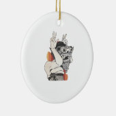Barong Peekaboo Keramisch Ornament (Rechts)