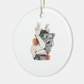 Barong Peekaboo Keramisch Ornament (Links)