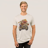 Barong Rijder Tri-Blend Shirt (Voorkant volledig)