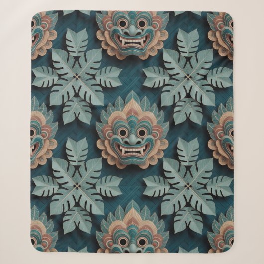 Barong Shadow Weave Sherpa Deken (Voorkant)