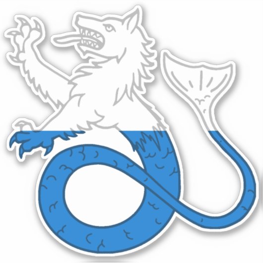 Baronial Army of Seagirt Vinyl Sticker (Voorkant)