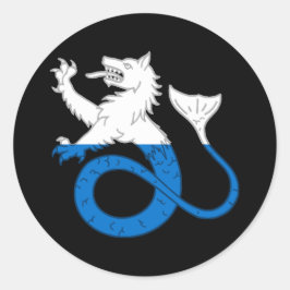 Baronie Army of Seagirt Ronde Sticker