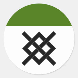 Baronie van Altavia Populatie Badge Ronde Sticker