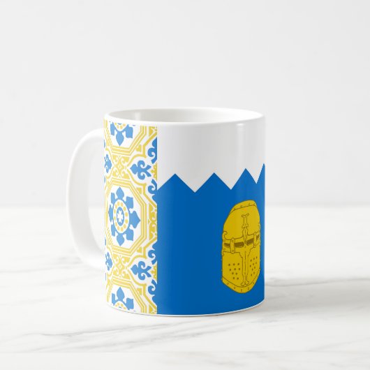 Baronie van Bronzehelm Populace Badge Coffee Mok (Voorkant links)