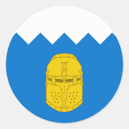 Baronie van Bronzehelm Populaire Badge Ronde Sticker