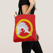 Baronie van de Far West Populace Badge Tote Bag (Dichtbij)