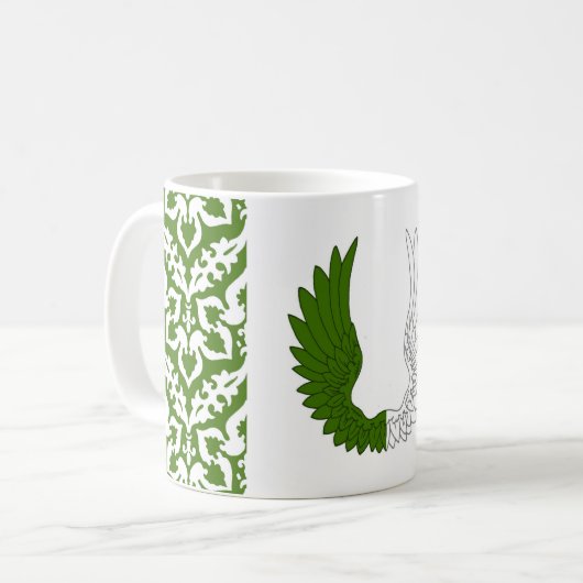 Baronie van de Heilige Steen Bevolkingsbadge Koffiemok (Voorkant links)