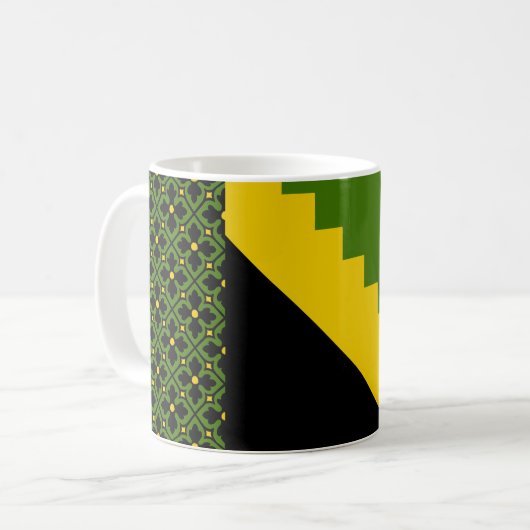 Baronie van de Steppes Populace Badge Koffie Mok (Voorkant links)