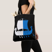 Baronie van Dragonship Haven Populace Badge Canvas Tote Bag (Dichtbij)