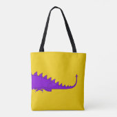 Baronie van Dragonsspine populace badge Canvas tas (Achterkant)