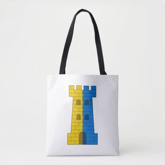 Baronie van Dun of Populatie Badge Tote Bag (Voorkant)