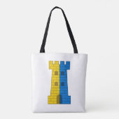 Baronie van Dun of Populatie Badge Tote Bag (Achterkant)