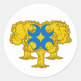 Baronie van Gyldenholt Populace Badge Classic Rond Ronde Sticker