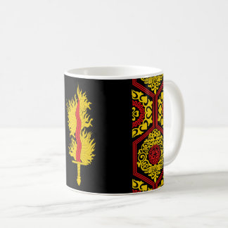 Baronie van het Vlam Vulkaans Embleem Koffiemok