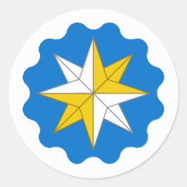 Baronie van Highland Foorde Populace Badge Ronde Sticker