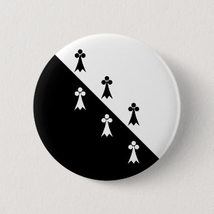 Baronie van Loch Salann Populace Badge Knop Ronde Button 5,7 Cm