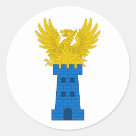 Baronie van Nordwache Populatie Badge Classic Rond Ronde Sticker