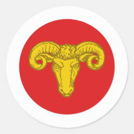 Baronie van Ramshaven Populace Badge Ronde Sticker