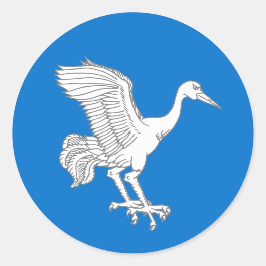 Baronie van Sentinels 'Keep Populace Badge Ronde Sticker (Voorkant)