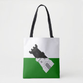 Baronie van Settmour Swamp populace badge Canvas t Tote Bag (Voorkant)
