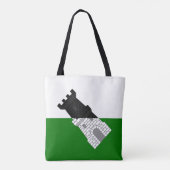 Baronie van Settmour Swamp populace badge Canvas t Tote Bag (Achterkant)