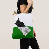 Baronie van Settmour Swamp populace badge Canvas t Tote Bag (Dichtbij)