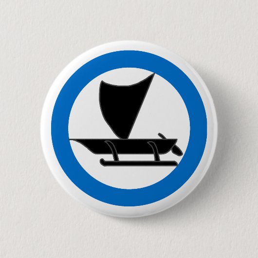 Baronie van Westerne Zeeen Populace Badge Button (Voorkant)