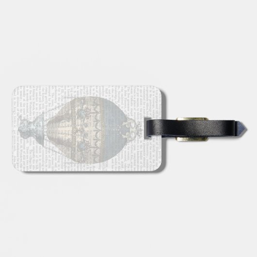 Baronische Fantasy-ballon 2 2 Bagagelabel (Achterkant horizontaal)