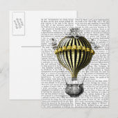 Baronische Fantasy-ballon 3 Briefkaart (Voorkant / Achterkant)