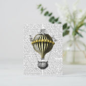 Baronische Fantasy-ballon 3 Briefkaart (Staand voorkant)