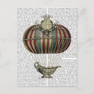 Baronische Fantasy-ballon 4 Briefkaart