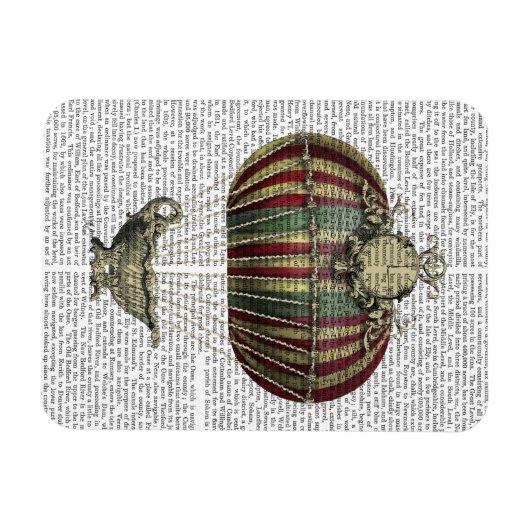 Baronische Fantasy-ballon 4 Magneet (Horizontaal)