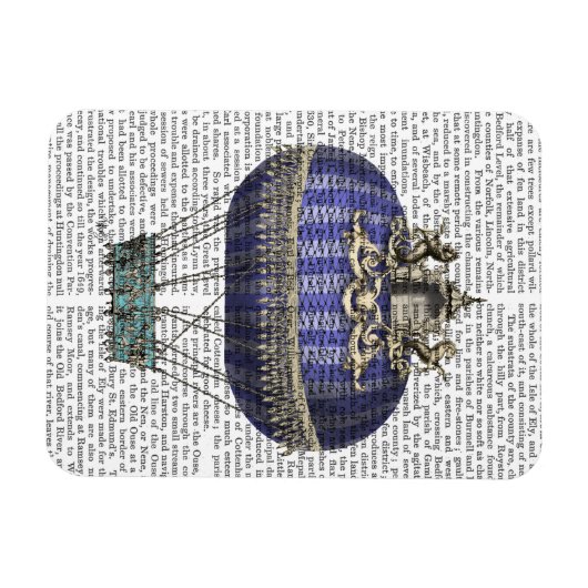 Baronische Fantasy-ballon 5 Magneet (Horizontaal)