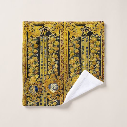 Baronk Gold en zwart Bad Handdoek (Wasdoekje)