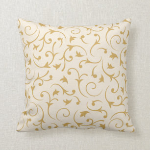 Baronke Swirls - Cream & Gold Kussen