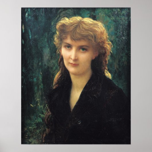 Baronness Eleonore d'Uckermann 1884 Poster (Voorkant)