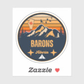 Barons, Alberta Sticker (Vel)