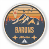 Barons, Alberta Sticker (Voorkant)