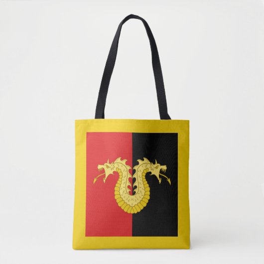 Barony of Dragon's Laire Populace Badge Canvas tas (Voorkant)