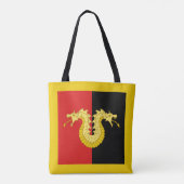 Barony of Dragon's Laire Populace Badge Canvas tas (Achterkant)