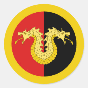 Barony of Dragon's Laire Populace Badge Ronde Sticker