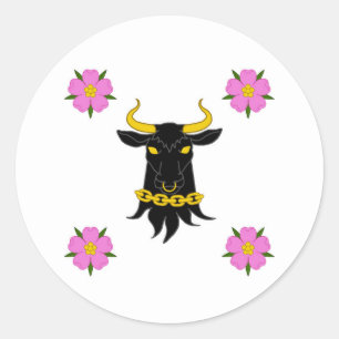 Barony of Montengarde Populace Badge Ronde Sticker