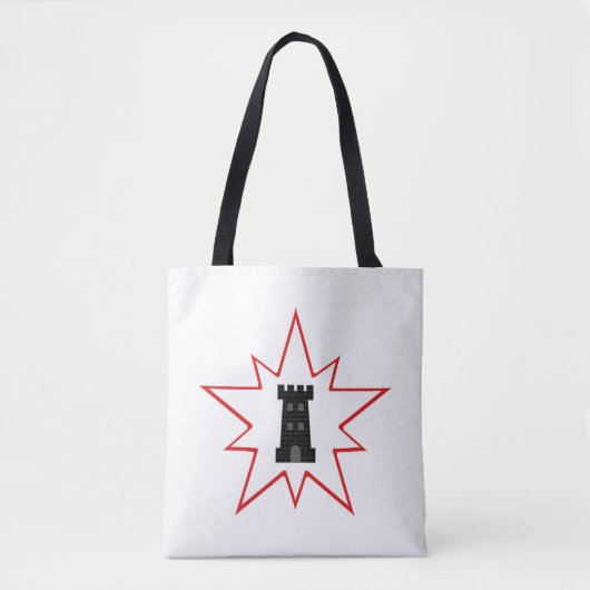 Barony of Northkeep Populace Badge Canvas tas (Voorkant)