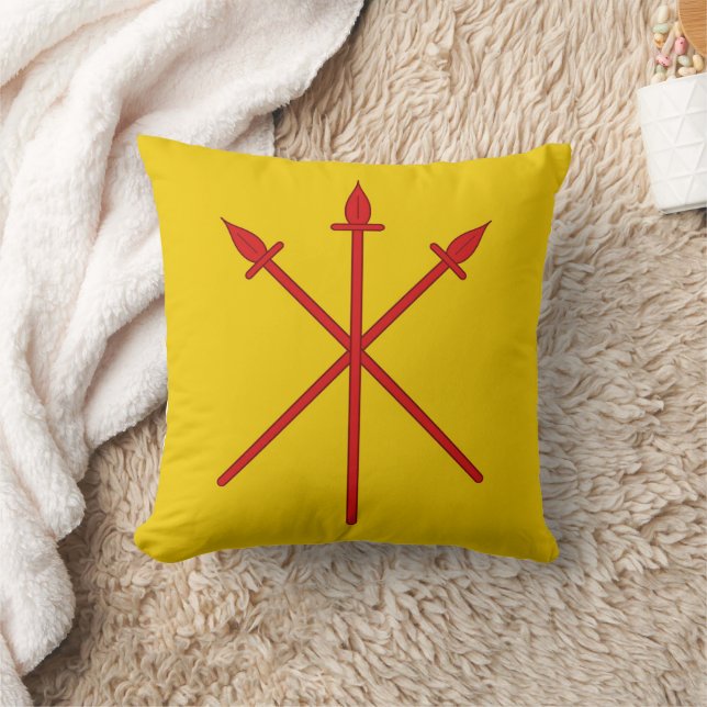 Barony of Red Spears Populace Badge Sierkussen (Deken)