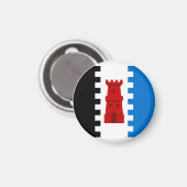 Barony of South Downs Populatie Badge Magneet (Voorkant / Achterkant)