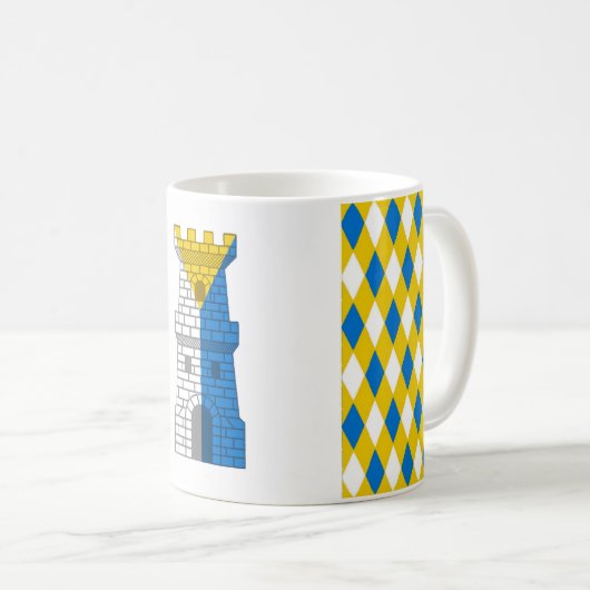 Barony of Wastekeep Populace Badge Coffee Mok (Voorkant rechts)